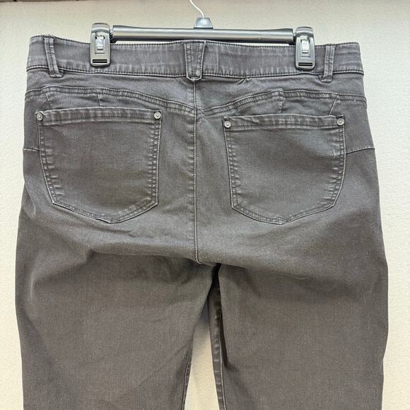 Democracy Jeans Women's 14 Black Denim Straight (Ab)solution High Rise Normcore - Picture 3 of 12